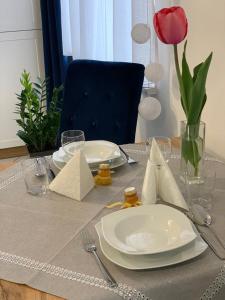 Apartament Fordon przy Onkologii餐厅或其他用餐的地方