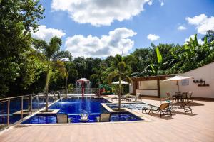 Hotel Chapadao Da Canastra内部或周边的泳池