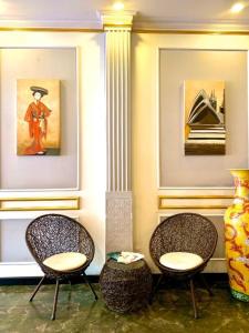 New Star Inn Boutique Hotel-Near Bến Thành Market的休息区