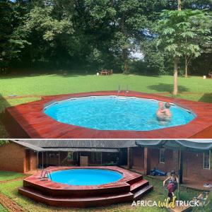 AfricaWildTruck Eco Camp & Lodge内部或周边的泳池