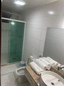 Apartamento Fortaleza - Beira Mar - Mucuripe的一间浴室