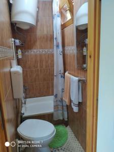 LjubovijaVIKENDICA ODMOR NA DRINI的一间带卫生间和淋浴的小浴室