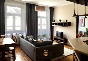 Apartament Peowiaków Superior的休息区