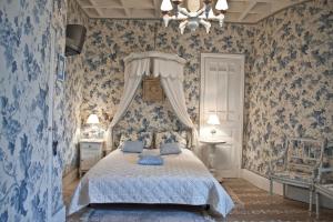尚特劳兹城堡酒店客房内的一张或多张床位