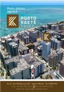 马塞约Porto Kaeté Hotel的带有Porto kate字眼的城市形象