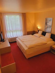 Hotel Baden-Baden客房内的一张或多张床位