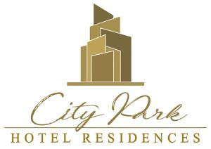 马尼拉City Park Hotel Residences的建筑酒店餐厅的标志