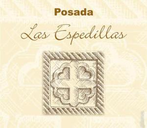 卡马莱尼奥波萨达拉西斯匹迪亚斯酒店的标有“pasada las espritias”字样的标志