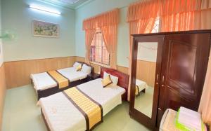 Lime Hostel - Ninh Kieu Center客房内的一张或多张床位