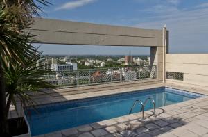 门多萨门多萨亚美利安酒店的市景游泳池