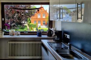 Ferienwohnung Alte Liebe的厨房或小厨房