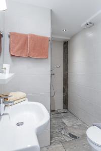 豪尔兹高Vera Monti的浴室配有卫生间、盥洗盆和淋浴。