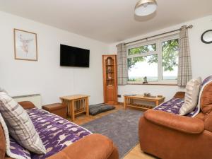 卡林顿Dartmoor 2的客厅配有两张沙发和一台电视机