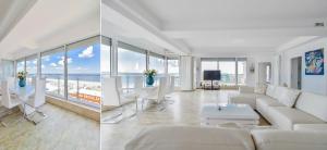 Sea View Penthouse Mamaia的休息区