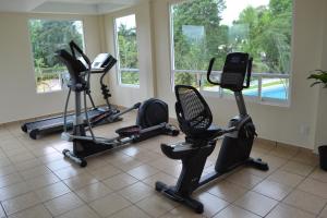 Hotel Casablanca Xicotepec的健身中心和/或健身设施
