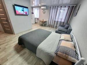 Stusa apartment premium客房内的一张或多张床位