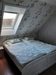 Haus Heimathafen客房内的一张或多张床位