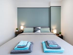LE VALLES - HYPERCENTRE PARKING GRATUIT WiFi NETFLIX AMAZON PRIME客房内的一张或多张床位