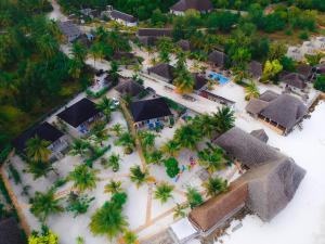 米查维Kikoi Boutique Hotel的棕榈树度假村的空中景致