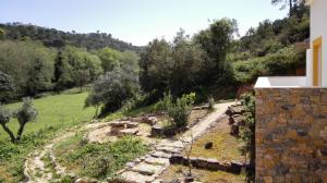 阿尔热祖尔Casa Alva的享有花园的景色。