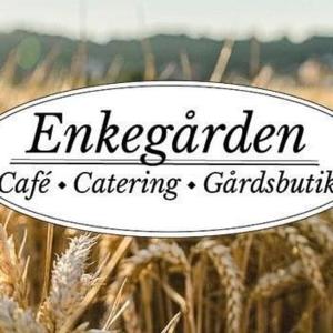 恩厄尔霍尔姆Enkegården Gårdshotell的食堂菜园的标志