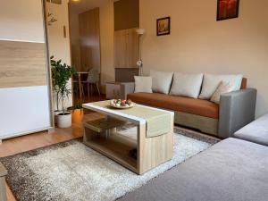 Belváros Apartman Eger的休息区