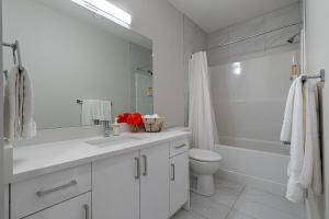 Modern 1br Home Full Kitchen Smarttv的一间浴室