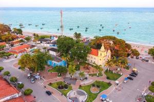 Lindo Flat Mar Azul em São José da Coroa Grande, Pernambuco鸟瞰图