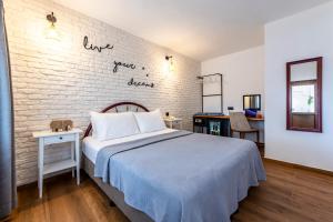 The Poyz Hotel Bodrum客房内的一张或多张床位