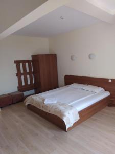 瓦尔纳埃里卡酒店的一间卧室配有一张大床和一张沙发