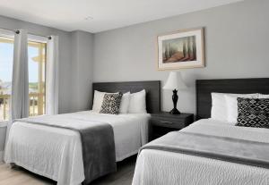 波浪酒店 - 蒙托克客房内的一张或多张床位