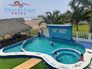 Hotel Perlas del Golfo内部或周边的泳池
