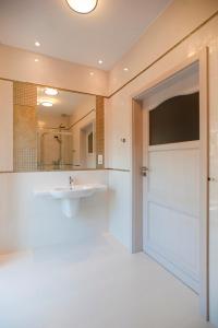 奥尔库什迪沃勒瑞克纳德罗斯路易斯弗恩酒店的一间带水槽和大镜子的浴室