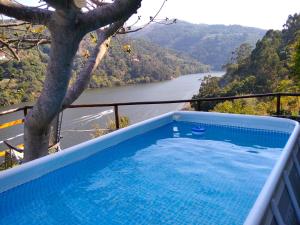 AbelhalCasa Vista Alegre的河景游泳池