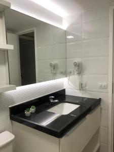 Flat Beira Mar de Tambaú apto 206的一间浴室