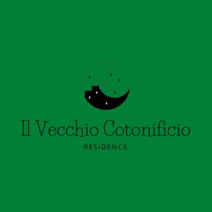 莱西纳Il Vecchio Cotonificio的绿色的绿色标志,绿色的背景上带有微笑的脸