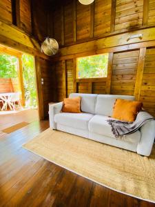 Banana Cottage Ecolodge & Spa的休息区