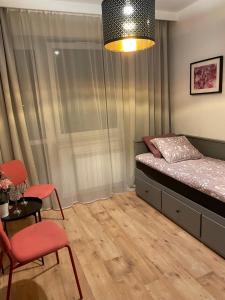 Apartament Podłęska的休息区