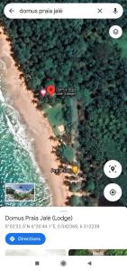 Domus Praia Jalé鸟瞰图