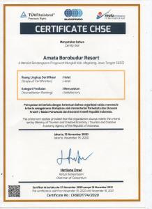 婆罗浮屠Amata Borobudur Resort的持有美国律师资格证书的资格证书