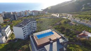 丰沙尔Madeira Mar - "Seaside"的建筑和海洋的空中景观