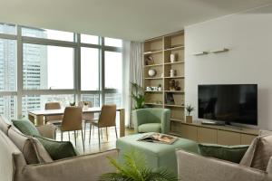 Torre Galfa Milano Luxury Apartments | UNA Esperienze的休息区