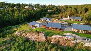 Funky cabin with a panoramic view of the Oslofjord鸟瞰图