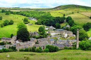 Shed End, in 18th century Lothersdale Mill BD20 8EN鸟瞰图