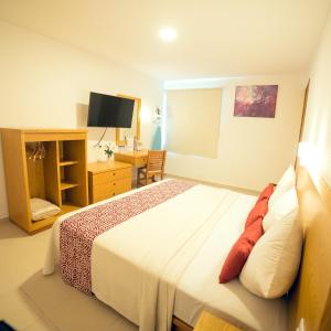 Hotel Klimt客房内的一张或多张床位