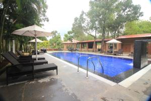 Regenta Jungle Resort Kabini Springs内部或周边的泳池
