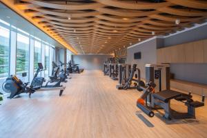 晋江温德姆花园酒店的健身中心和/或健身设施
