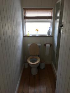 KilmoreMo's Cottage的一间带卫生间的小浴室,设有窗户
