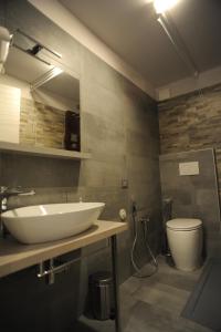 圣塞孔多-帕尔门塞TLcafè Hospitality (presso Torrefazione Lady Cafè srl)的一间带水槽和卫生间的浴室