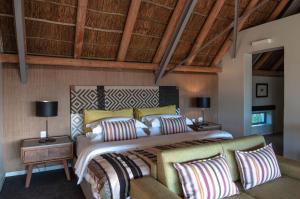 Sanbona Wildlife Reserve客房内的一张或多张床位